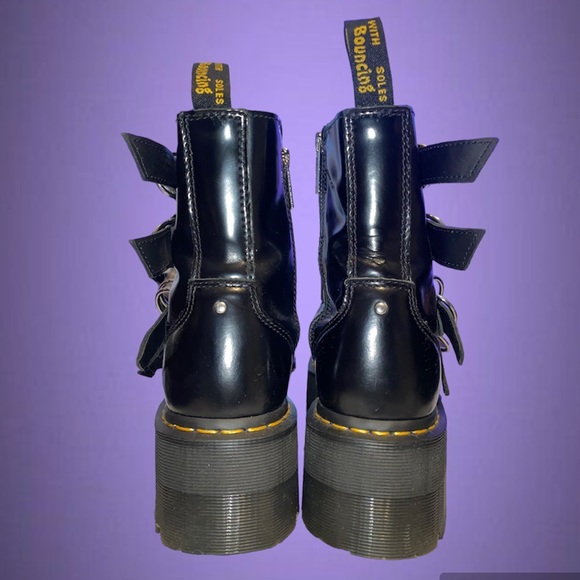 Rare Dr.martens Jadon Max HDW/Hardware leather platform boots - Picture 9 of 12